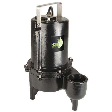 ECO-FLO Heavy Duty Cast Iron Sewage Pump, 1/2 HP ESE50M