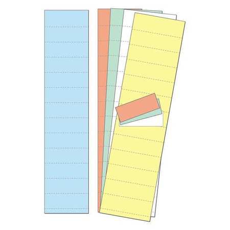 MASTERVISION Data Cards, 1"x2", Assort Colors, PK1000 FM1312