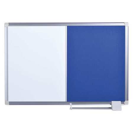 MASTERVISION Bulletin/Whiteboard Combination 2ft x 3 ft, Blue XA0322830