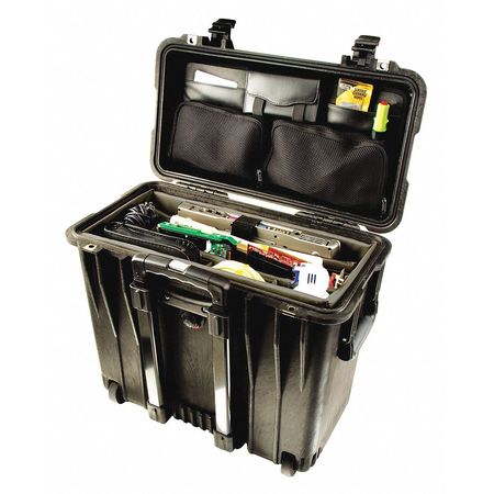 PELICAN Case 1670 with Dividers and Orange, Black 1447