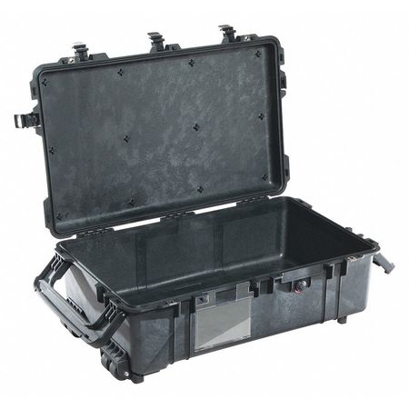 PELICAN Black Rolling Case, 31.04"L x 19.39"W x 11.17"D 1670NF