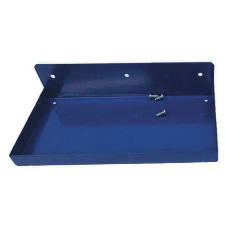 TRITON PRODUCTS 12 In. W x 6 In. D Blue Epoxy Coated Steel Shelf for 1/8 In. and 1/4 In. Pegboard 126