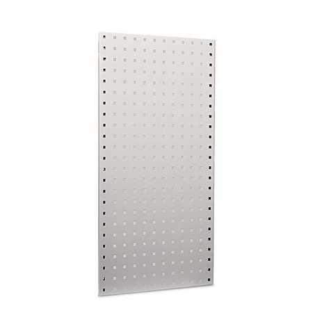 Triton Products (2) 18 In. W x 36 In. H White Epoxy 18-Gauge Steel Square Hole Pegboards Mounting Hardware LB18-W