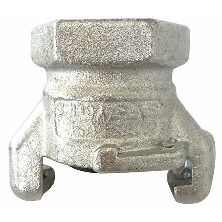 AMERICAN ABRASIVE SUPPLY Female Air Fitting, for 1" Pipe, 2 Prong FE-100