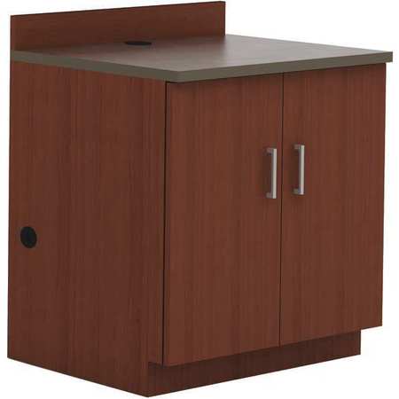 SAFCO Base Cabinet, 2 Door, Mahogany 1702MH