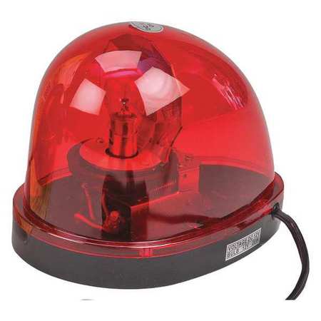 WOLO Emergency 1 Rotating Light, Red Lens 3210-R