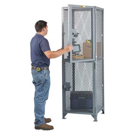 LITTLE GIANT Compact Storage Locker, 25 in W, 78 in H SL1-2D-2424
