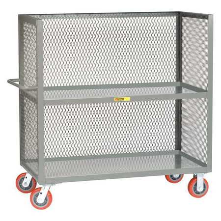 LITTLE GIANT Bulk Trucks, 3600 lb., 24x60", 2 Shelf T2L-2460-6PY