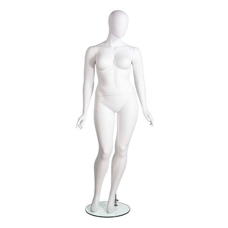 ECONOCO Mondo Mannequins Amber Plus Size Mannequin, Oval Head AMBERPL