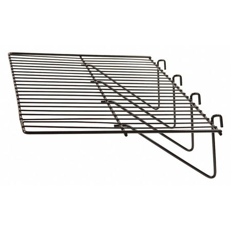 ECONOCO Grid Shelf 12" x 24", Black, 6PK BLK/2412