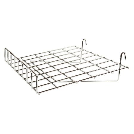 ECONOCO Grid Sloping Shelf 14" x 22", Chrome, 4PK GWS/91