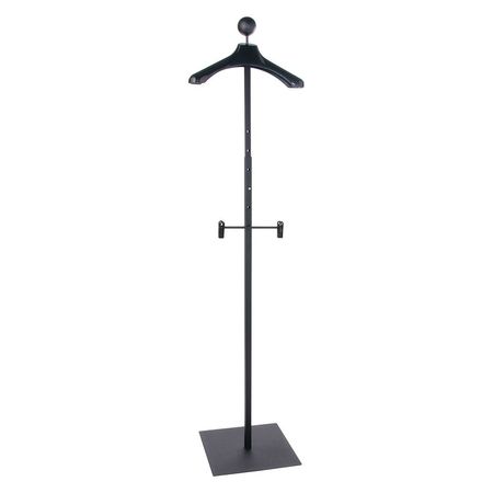 ECONOCO Mondo Mannequins Adjustable Floor Standing Black Costumer w/Hangers MAUF1/MAB