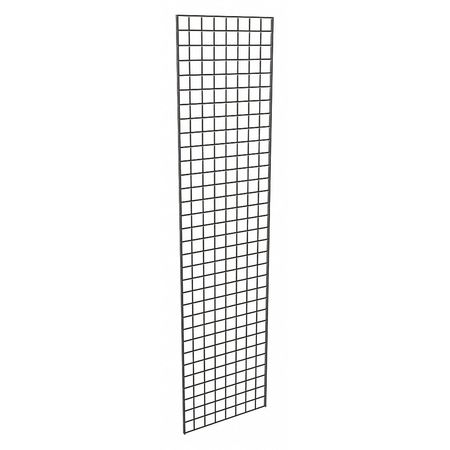 Econoco Wire Grid Panel 2 ft. x 8 ft., Black, 3PK P3BLK28