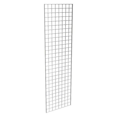 Econoco Wire Grid Panel 2 ft. x 7 ft., Chrome, 3PK P3GW27