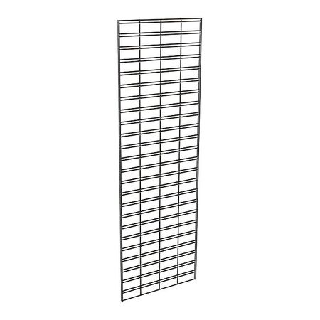 Econoco Wire Slatgrid Panel 2ft. x 6ft., Black, 3PK P3STG26B