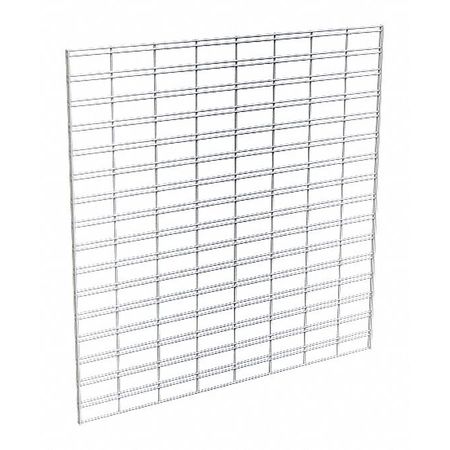 ECONOCO Wire Slatgrid Panel 4ft. x 4ft., Chrome, 3PK P3STG44C