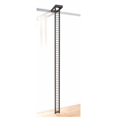 ECONOCO Mini Ladder Post, Matte Black, 2PK WML87/MAB