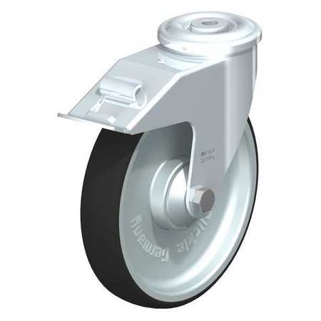 BLICKLE Kingpin Swivel Caster, PU, 8", Brake LER-PATH 200KA-FI