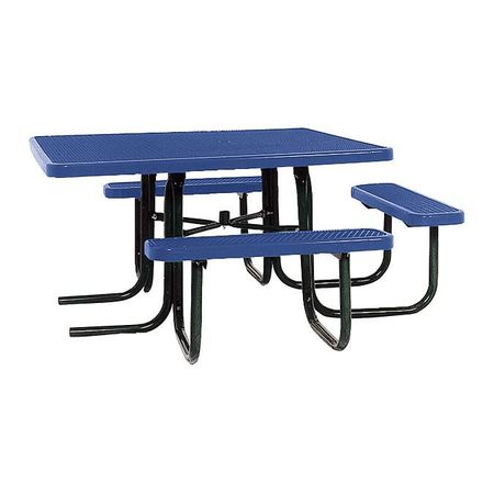 ULTRASITE Park ADA Square Table, 46"x55", Blue 358H-V-BLUE