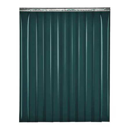 TMI Welding Strip Curtain, Green, 10" W x 6" H SD48-0806-10