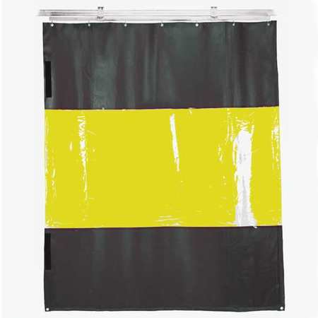 TMI Weld Curtain, Yellow, 6" W x 10" H CU1853-0610