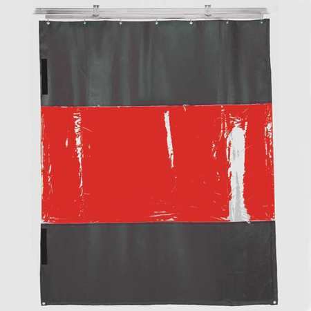 TMI Weld Curtain, Red, 24" W x 10" H CU1854-2410