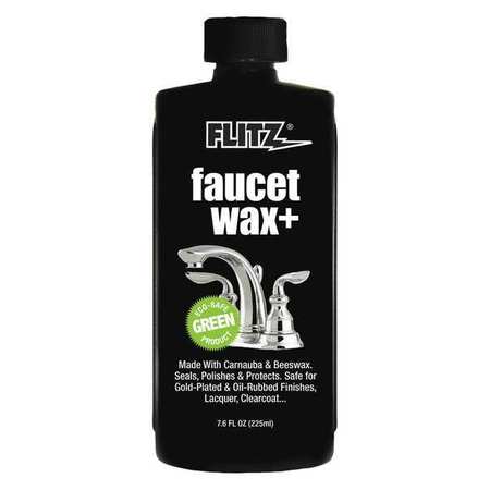 FLITZ Faucet Wax Plus, 225ml/7.6 oz. Bottle PW 02685