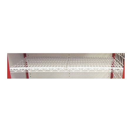 Equipto Wire Shelf, 12"D x 48"W 6064-BK