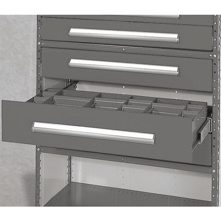 EQUIPTO Shelf Drawer, 3X18X36, BK S8603N-BK