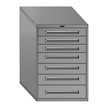 EQUIPTO Mod Drawer Cabinet W/ Divider, 30", GY 4416-01-GY