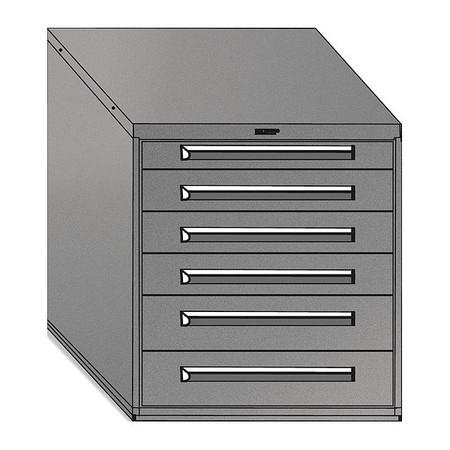 EQUIPTO Mod Drawer Cabinet W/O Dividers, 30", GY 4433-GY