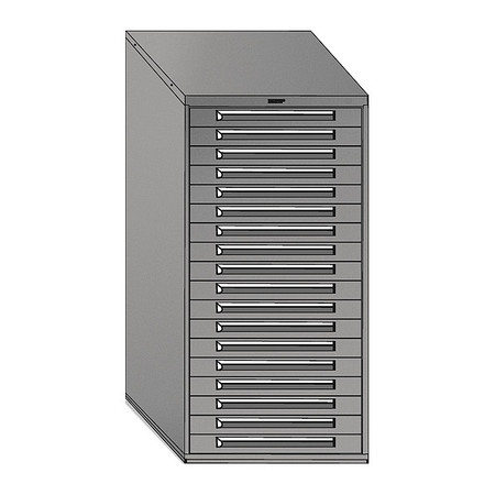 EQUIPTO Mod Drawer Cabinet W/ Divider, 30", BK 4420-01-BK