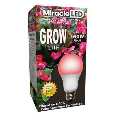 MIRACLE LED Red Spectrum Hydroponic LED Ultra Grow Light Replacing 150W 602120