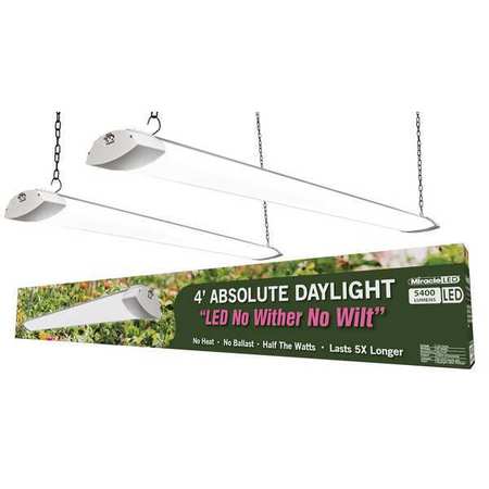 Miracle Led Industrial 4 ft LED Grow Light Hydroponic Full Spectrum Daylight 602133