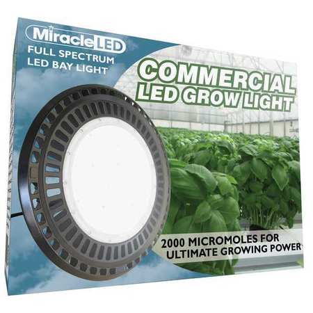 MIRACLE LED Industrial 200W LED High Bay Grow Light Ultra Bright Daylight 602136