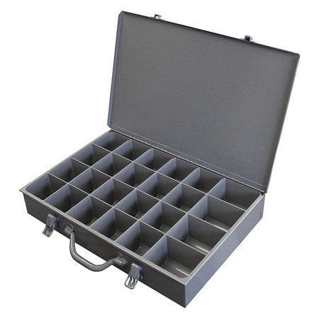 Durham Mfg Large, 24 opening, compartment box, comfort grip handle 102PC227-95