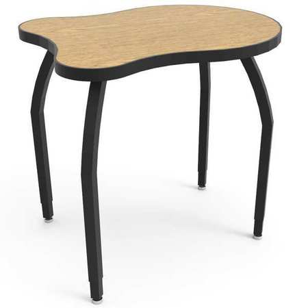 ELO DESKS Classroom Desk, 22-1/2" D, 30" W, 21-1/4" to 26-1/4" H, Bannister Oak, Laminate ELO7600-EJA09-32