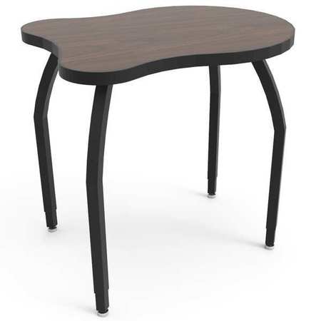 ELO DESKS Classroom Desk, 22-1/2" D, 30" W, 21-1/4" to 26-1/4" H, Montana Walnut, Laminate ELO7600-EJA09-66