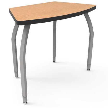 ELO DESKS 20" D, 36" W, 26" to 31" H, Fusion Maple ELO7500-ADJG4-94