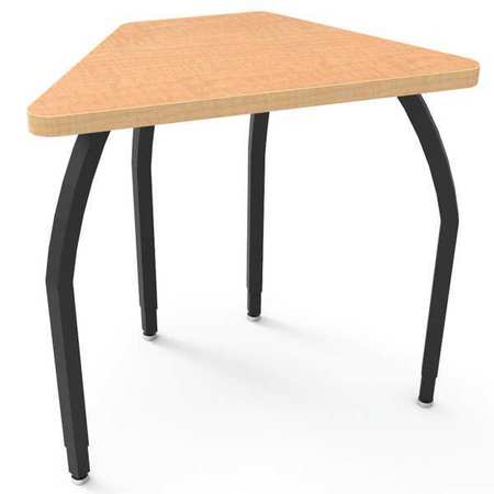 ELO DESKS Classroom Desk, 18" D, 30" W, 26" to 31" H, Fusion Maple, Laminate ELO6216-ADJ09-94-94