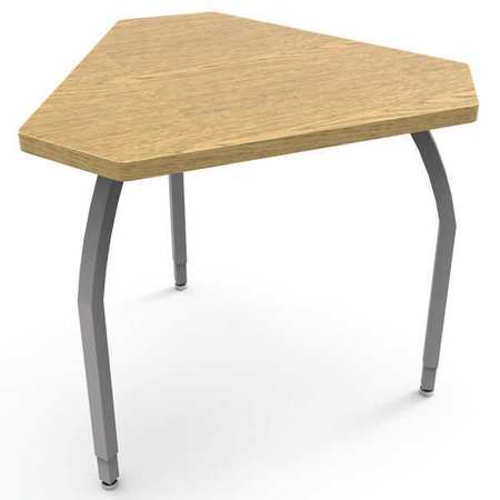 ELO DESKS Classroom Desk, 30" D, 34" W, 21-1/4" to 26-1/4" H, Oak, Laminate ELO6318-EJAG4-32-32