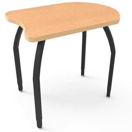 ELO DESKS Classroom Desk, 21-1/2" D, 31" W, 26" to 31" H, Fusion Maple, Laminate ELO6810-ADJ09-94-94