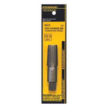 Eazypower Pipe Tap, 1/2"-14, Taper, NPT 82618