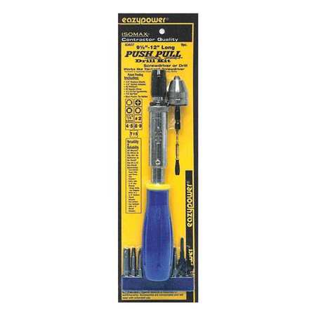 Eazypower Push Pull Click Drill Kit, 10 pcs. 83637
