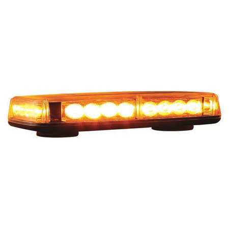 BUYERS PRODUCTS LED Mini Light Bar, Rctnglr, Amber, 12-24V 8891040