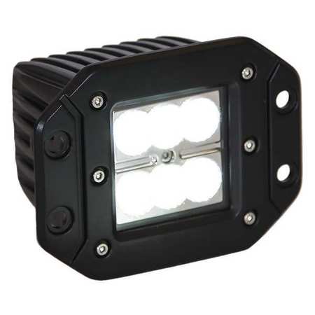 BUYERS PRODUCTS 3 Inch Square LED Clear Recessed Flood Light 1492138