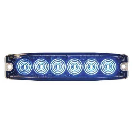 BUYERS PRODUCTS Strobe Light, Ultra-Thin, Blue, 5" 8892204