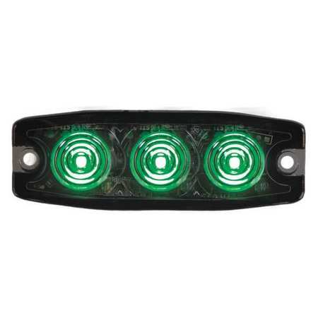 BUYERS PRODUCTS Ultra Thin 3.5 Inch Green LED Strobe Light 8892239