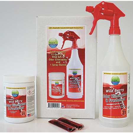 AQUA CHEMPACS Wild Berry Odor Eliminator Kit 4-0987