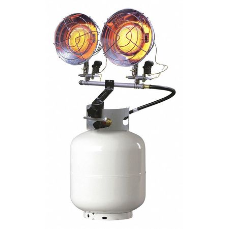 Mr. Heater Double Tank Top Heater, Liquid Propane, 10,000 to 30,000 BtuH F242650